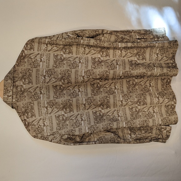 Vintage Lancer California italian patterned button front shirt - Picture 5 of 7